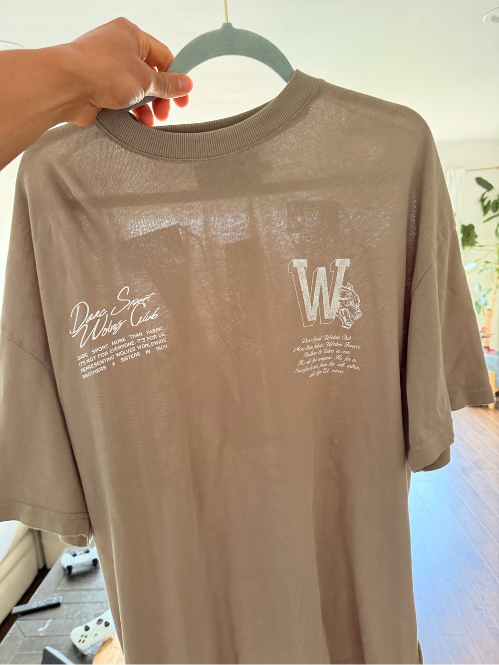 Darc sport wolves club W Graphic Taupe Men's T-Shirt limited edition L